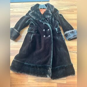 Borgazia Styled by Sportowne Black and Brown Fur Coat
